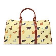 Load image into Gallery viewer, Yellow Zodiac Waterproof Weekender Bag