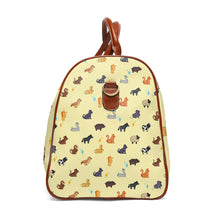 Load image into Gallery viewer, Yellow Zodiac Waterproof Weekender Bag