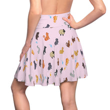 Load image into Gallery viewer, Pink zodiac Skater Skirt
