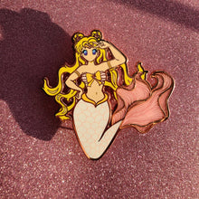 Load image into Gallery viewer, Sailor Mermaid pin

