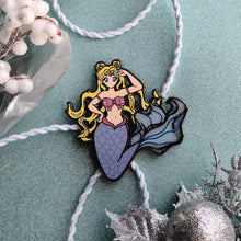Load image into Gallery viewer, Sailor Mermaid pin
