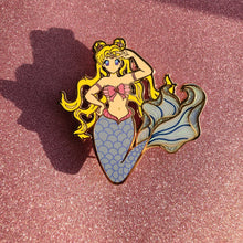Load image into Gallery viewer, Sailor Mermaid pin
