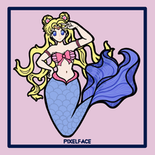 Load image into Gallery viewer, Sailor Mermaid pin

